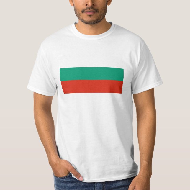 Camiseta Bandera de Bulgaria (Anverso)