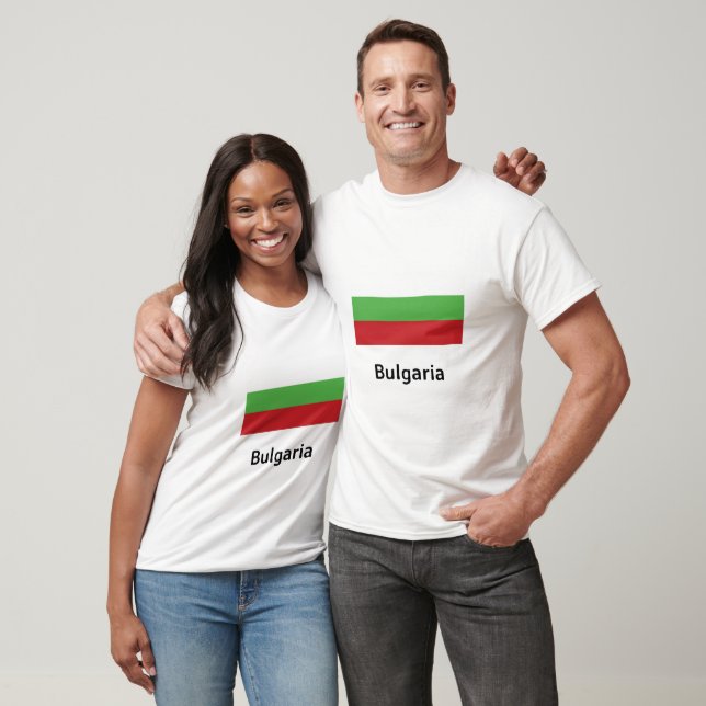 Camiseta Bandera de Bulgaria (Unisexo)