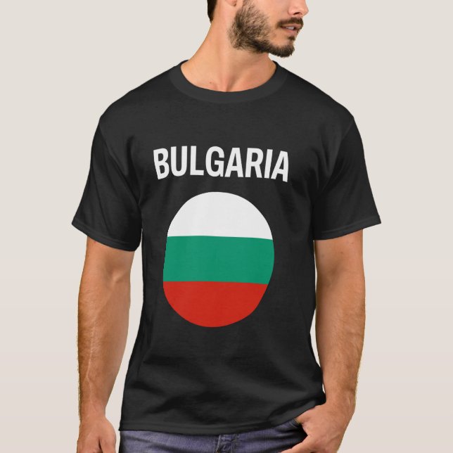 Camiseta Bandera de Bulgaria Moderna (Anverso)