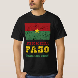 Camiseta Bandera de Burkina Faso