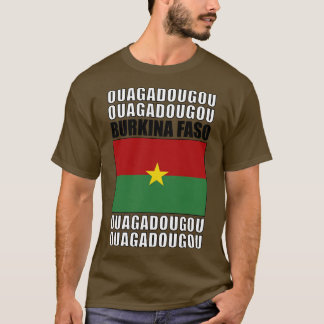 Camiseta Bandera de Burkina Faso
