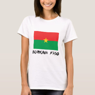 Camiseta Bandera de Burkina Faso