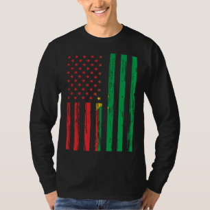 Camiseta Bandera de Burkina Faso América EE. UU. Está en mi
