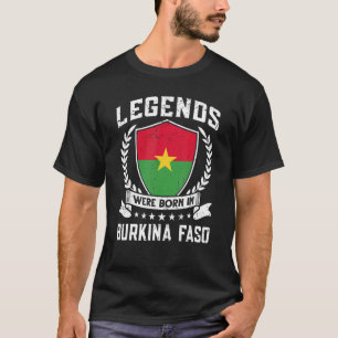 Camiseta Bandera de Burkina Faso de época