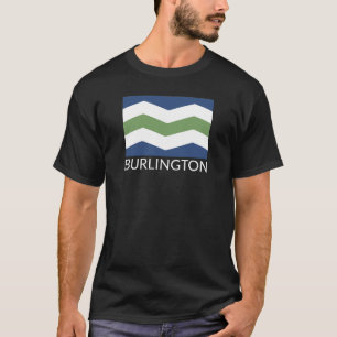 Camiseta Bandera de Burlington, Vermont T-Shirt
