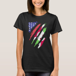 Camiseta Bandera de Burundi Americano Patriota Crece Corazó