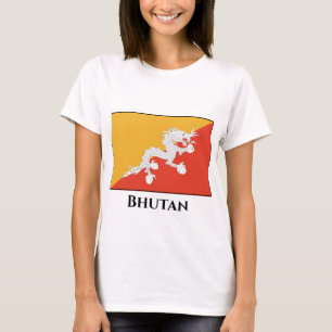 Camiseta Bandera de Bután