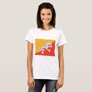 Camiseta Bandera de Bután