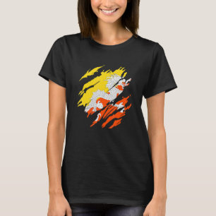 Camiseta Bandera de Bután 2
