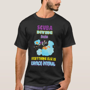 Camiseta Bandera de buzo abajo Buceo en apnea Buceador Mari