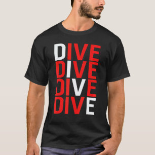 Camiseta Bandera de Buzo Abajo Buceo Scuba Dive