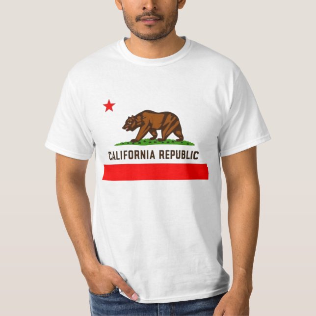 CAMISETA BANDERA DE CA (Anverso)