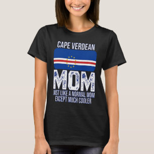 Camiseta Bandera de Cabo Verde para el Día de la Madre