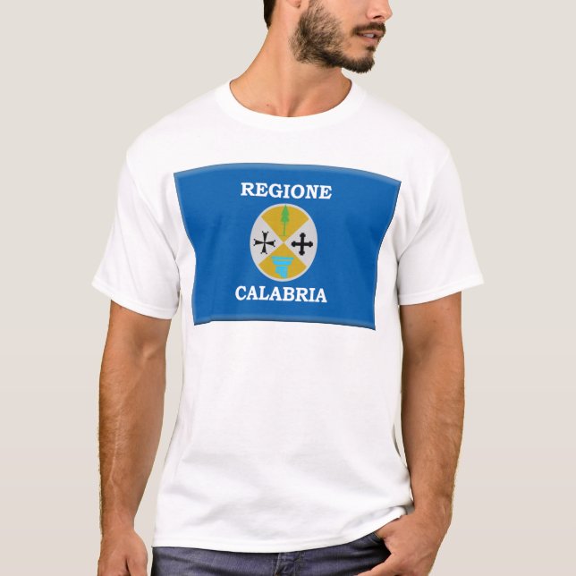 Camiseta Bandera de Calabria (Italia) (Anverso)