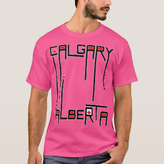 Camiseta Bandera de Calgary Alberta Canadá