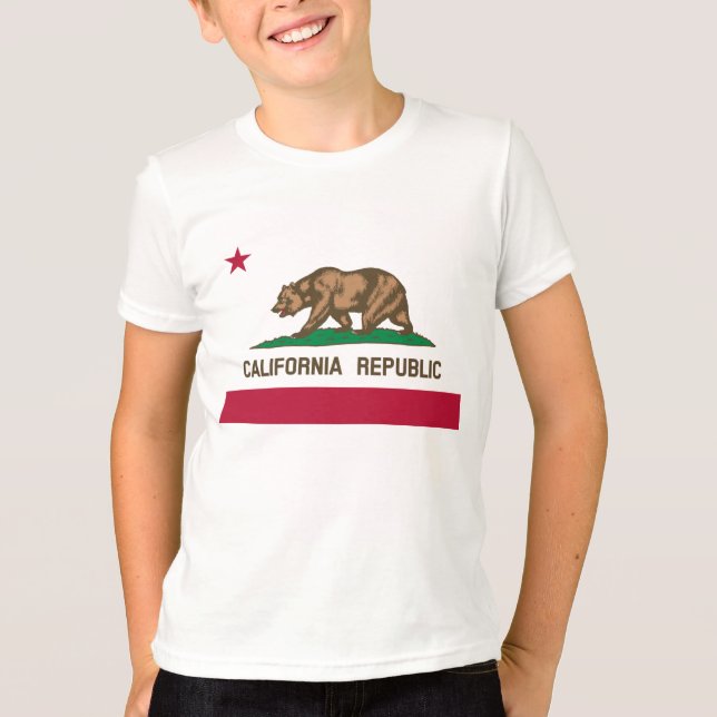 Camiseta Bandera de California (Anverso)