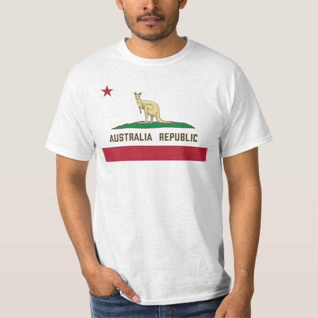 Camiseta Bandera de California de Australia (Anverso)