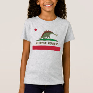 Camiseta Bandera de California de la República Mesozoica Es