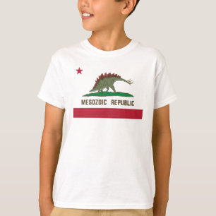 Camiseta Bandera de California de la República Mesozoica Es