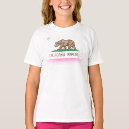 Camiseta Bandera de California de Retro Harto
