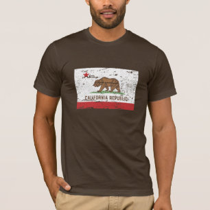 Camiseta Bandera de CALIFORNIA del vintage