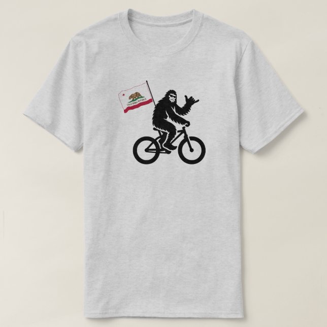 Camiseta Bandera de California en Bigfoot Cycling (Diseño del anverso)