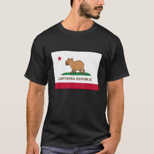 Camiseta Bandera de California en la República de Capibara