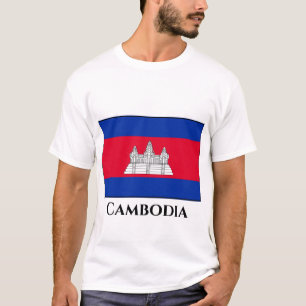 Camiseta Bandera de Camboya