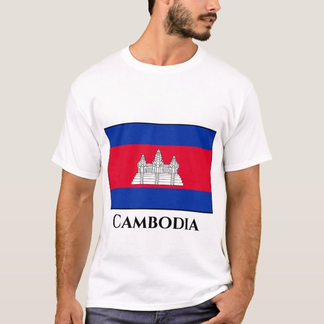 Camiseta Bandera de Camboya
