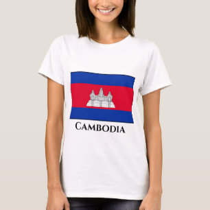 Camiseta Bandera de Camboya