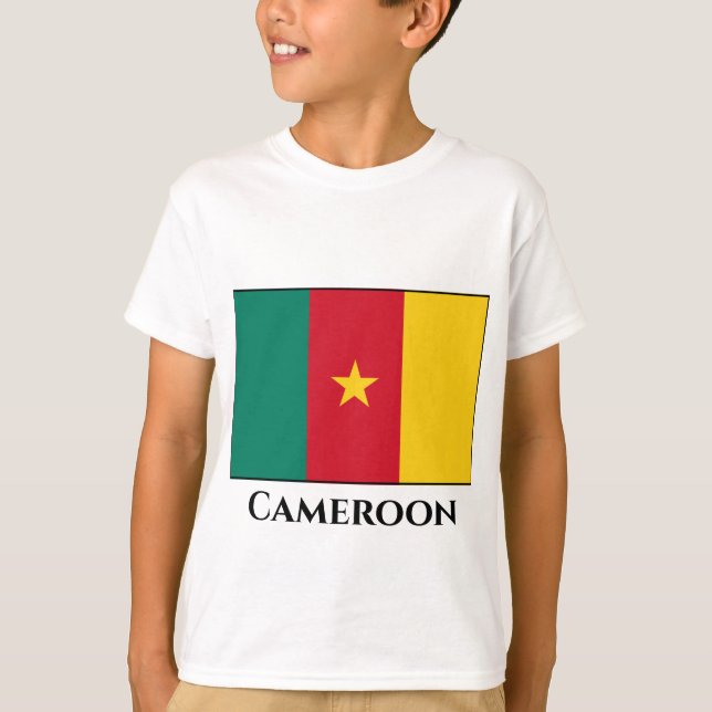 Camiseta Bandera de Camerún (Anverso)