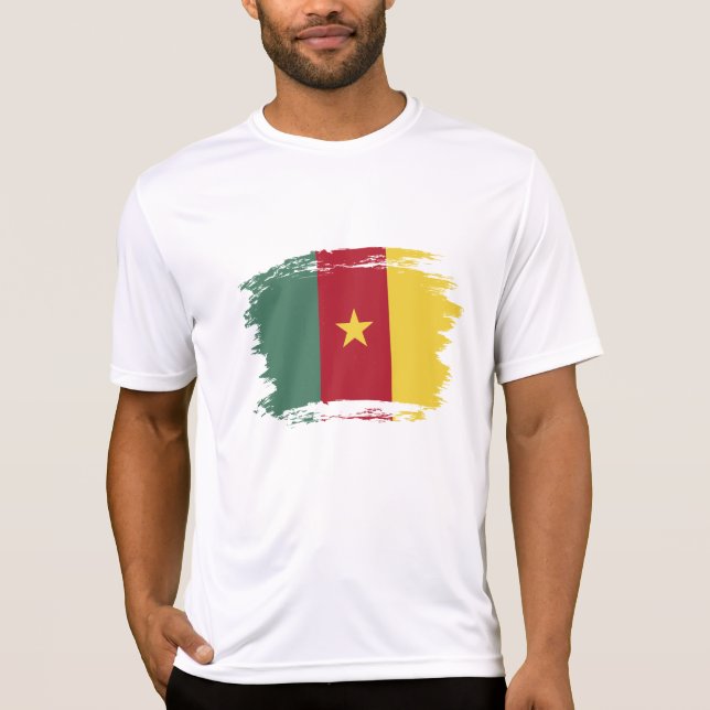 Camiseta Bandera de Camerún (Anverso)