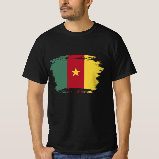 Camiseta Bandera de Camerún (Anverso)
