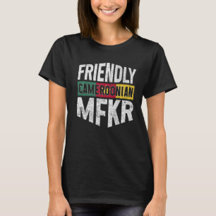 Camiseta Bandera de Camerún Orgullosa de los cameruneses ho