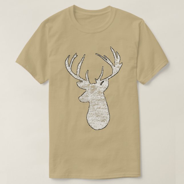 Camiseta Bandera de camo de caza de ciervos a dos lados  (Diseño del anverso)