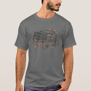 Camiseta Bandera de camo del desierto del Runner 101