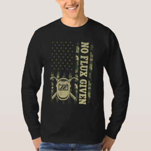Camiseta Bandera de camuflaje soldadura para hombres soldad