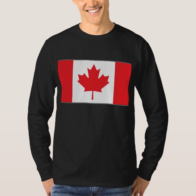 Camiseta Bandera de Canadá (Anverso)