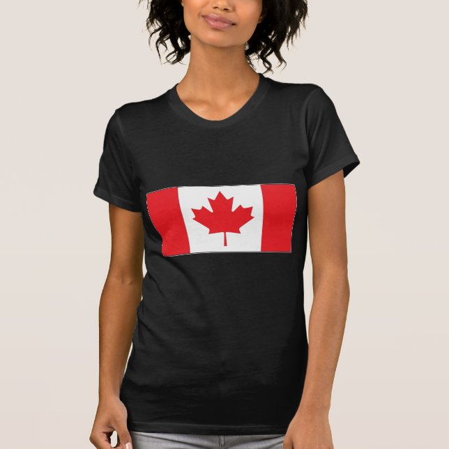 Camiseta Bandera de Canadá (Anverso)