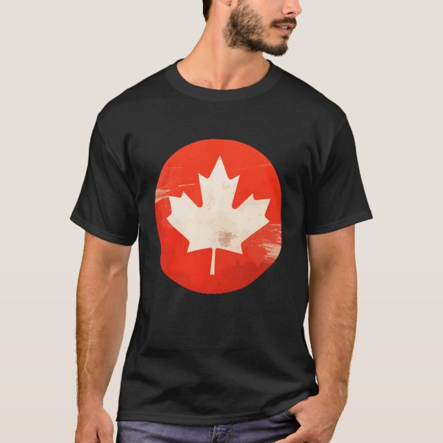 Camiseta Bandera de Canadá (Anverso)