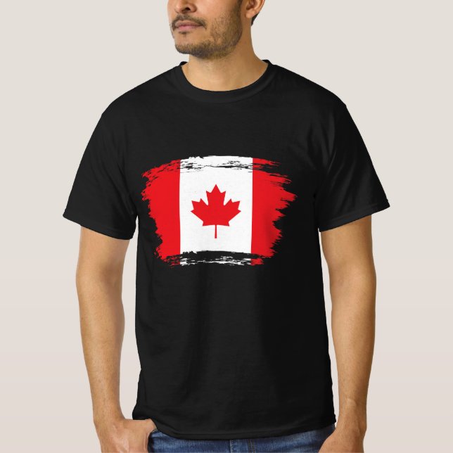 Camiseta Bandera de Canadá (Anverso)