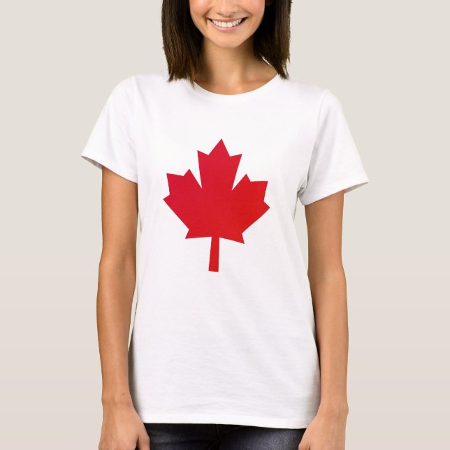Camiseta Bandera de Canadá (Anverso)