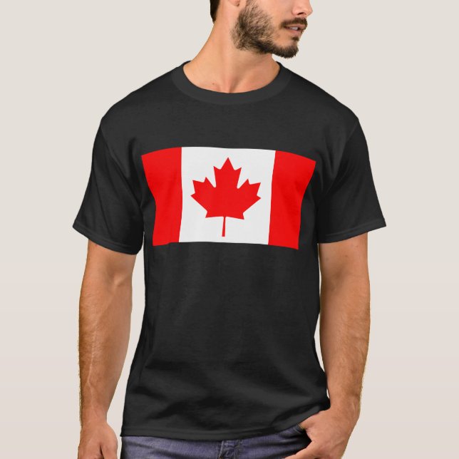 Camiseta Bandera de Canadá (Anverso)