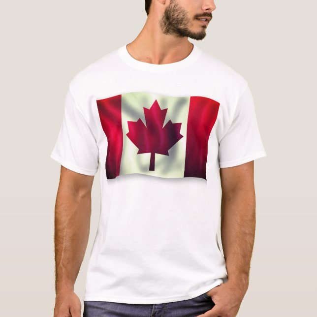 Camiseta Bandera de Canadá (Anverso)