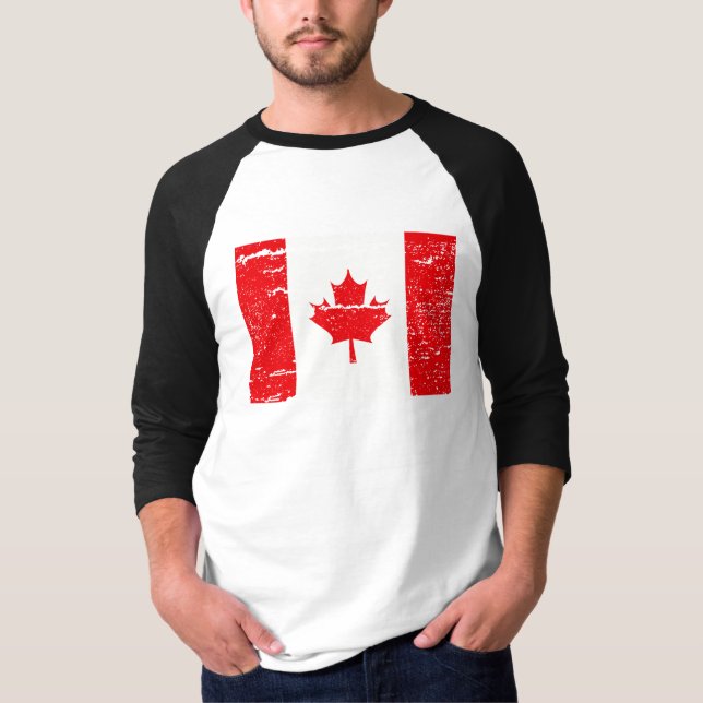 CAMISETA BANDERA DE CANADÁ (Anverso)