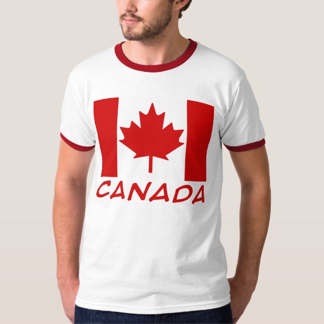 Camiseta Bandera de Canadá (Anverso)
