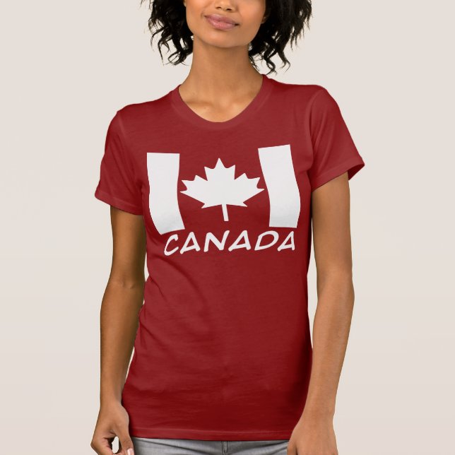 Camiseta Bandera de Canadá (Anverso)