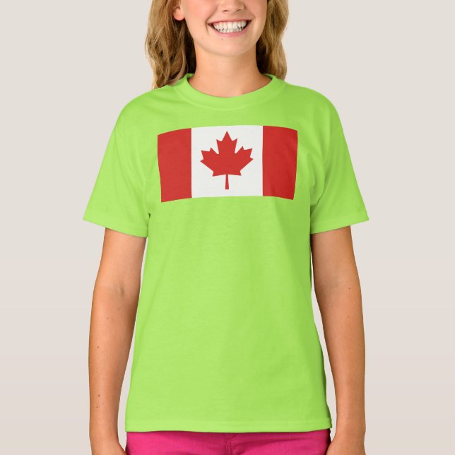 Camiseta Bandera de Canadá (Anverso)