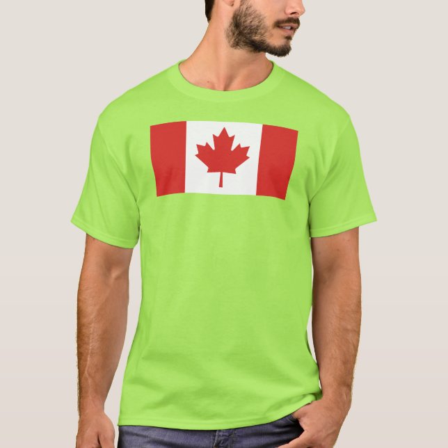 Camiseta Bandera de Canadá (Anverso)