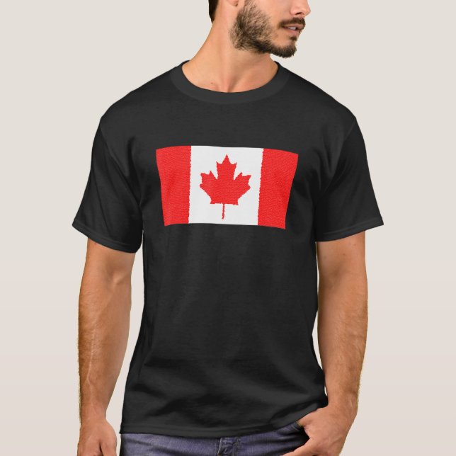 Camiseta Bandera de Canadá (Anverso)
